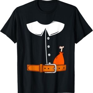 Pilgrim Costume Collar Thanksgiving Turkey Day Men Boys Kids T-Shirt