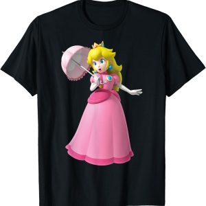 Super Mario Princess Peach 3D Poster T-Shirt