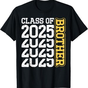 Class Of 2025 Brother Senior 2025 School Graduate Graduation T-Shirt